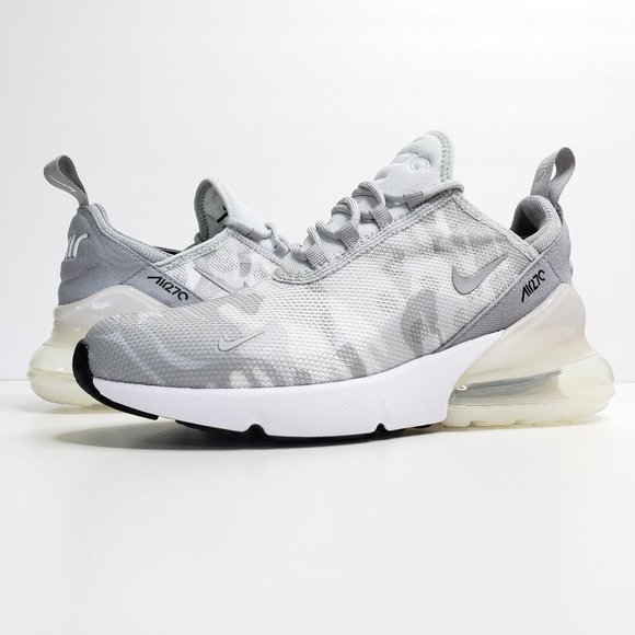 Nike Air Max 270 Platinum Camo Wolf Grey Shoes Nike Air Max 270 Platinum Camo Wolf Grey Shoes